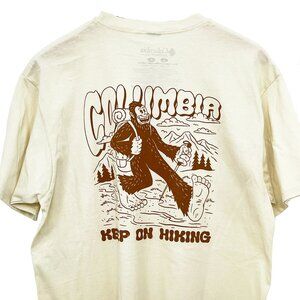 Bigfoot Keep on Hiking T-Shirt Columbia Sportswear Men's Small